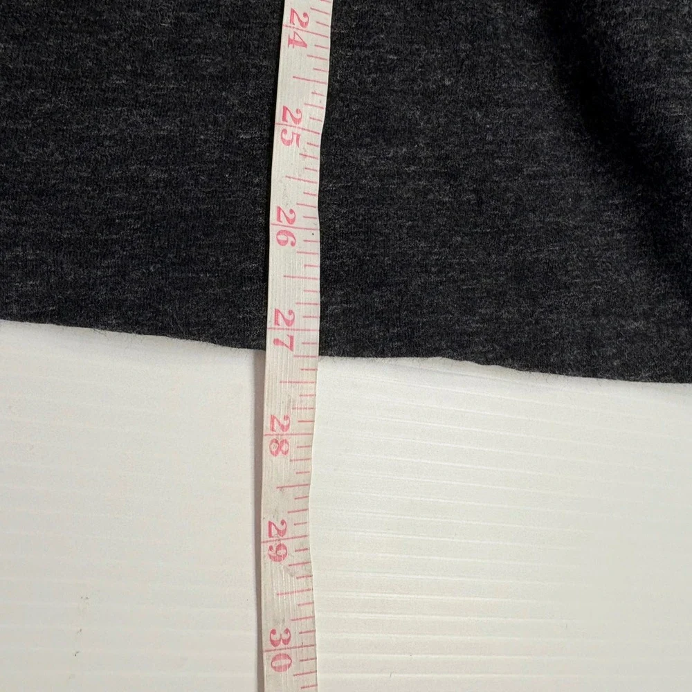 Polo Ralph Lauren V-Neck T-Shirt Mens XL Gray Long Sleeve Soft Cotton Pony Logo